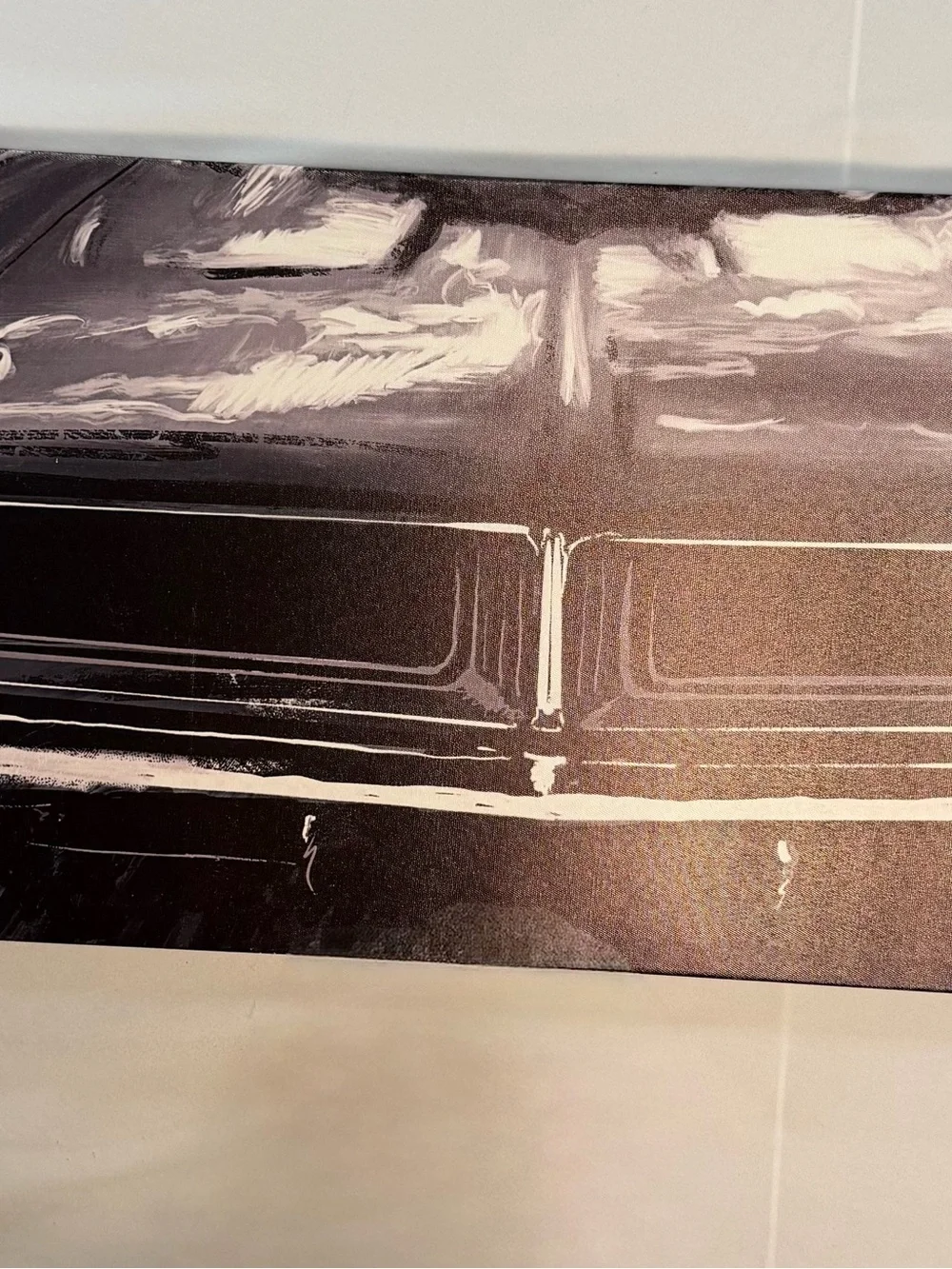 Hobby Lobby Black and White Classic Car Wall Art